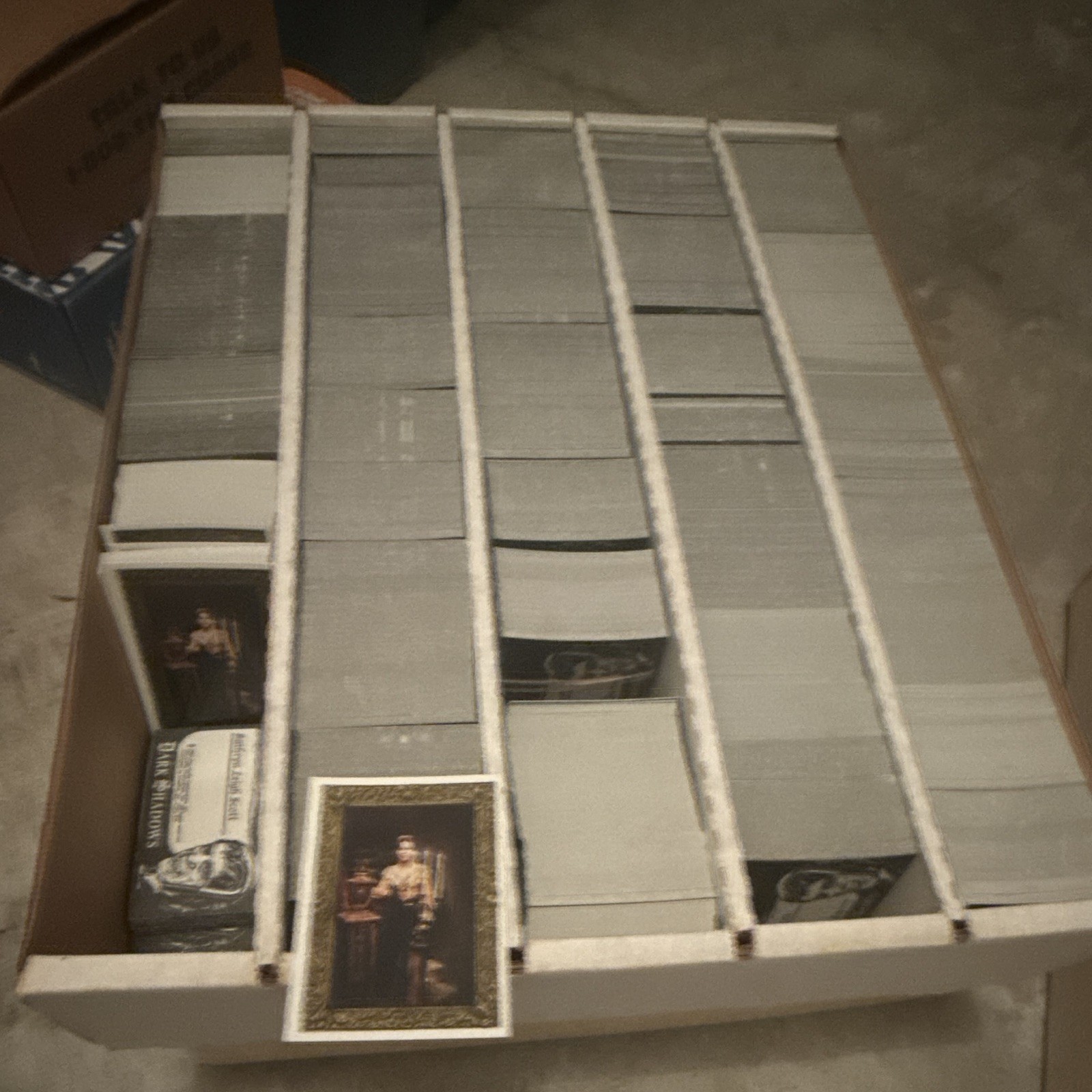 Dark Shadows Non-Sport Trading Card Lot - Bulk Box in Storage Box