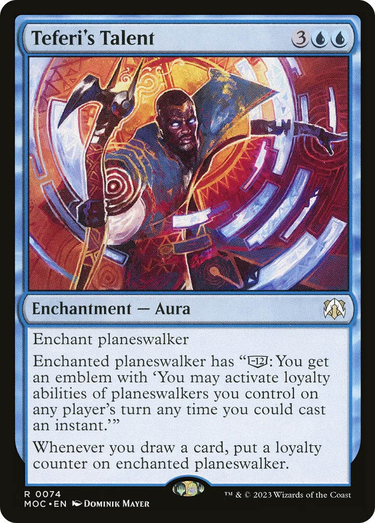 Teferi's Talent [March of the Machine Commander] Magic MTG