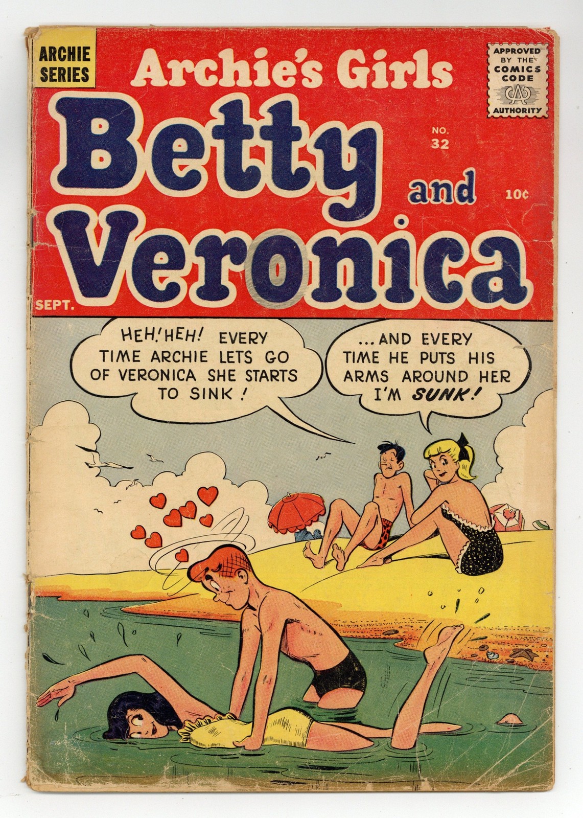 Archie\'s Girls Betty and Veronica #32 GD+ 2.5 1957
