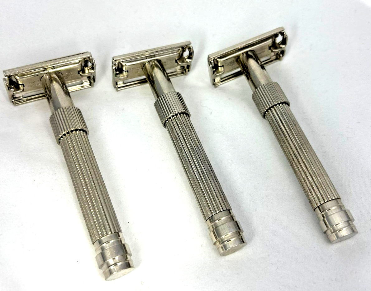 Vintage Hand Made J A Cobb London Classic Safety Razor Tool Model No 3