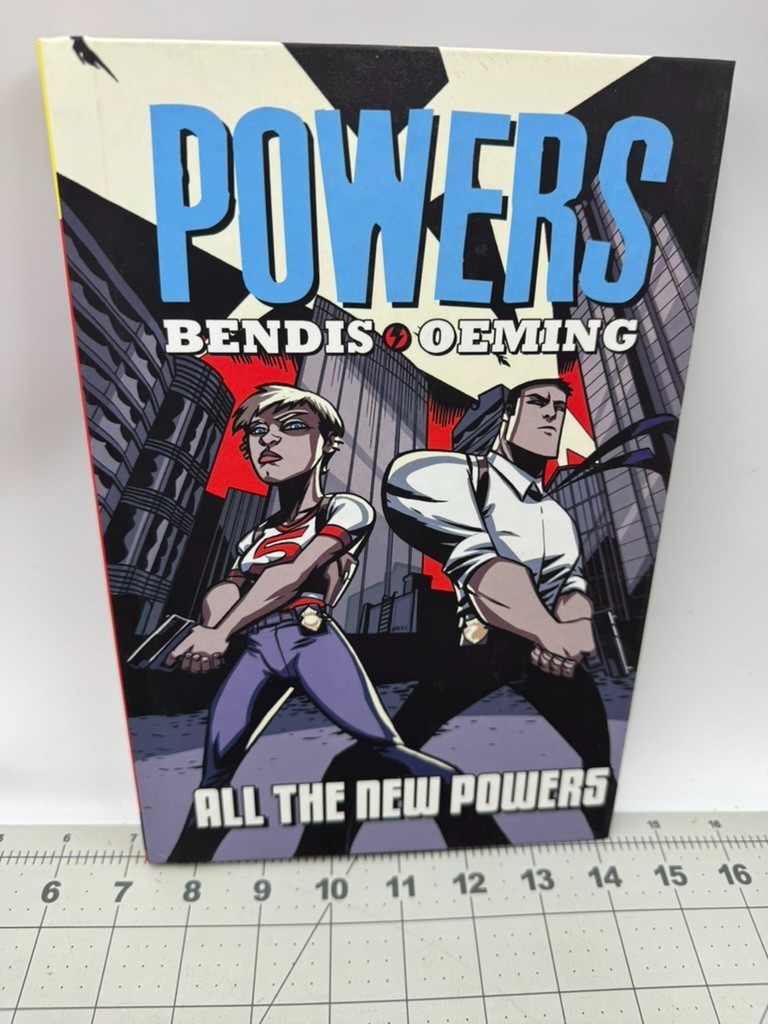 Powers 1: All the New Powers by Brian Michael Bendis Hard Cover 1st Ed