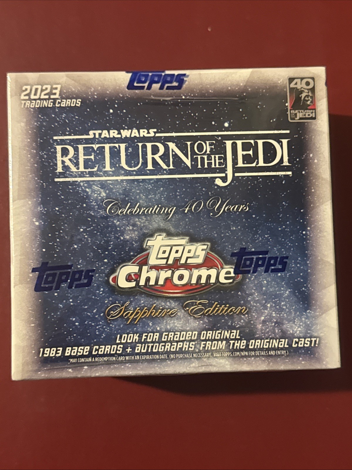 Star Wars 2023 Topps Chrome Sapphire Edition - Return of the Jedi - SEALED BOX