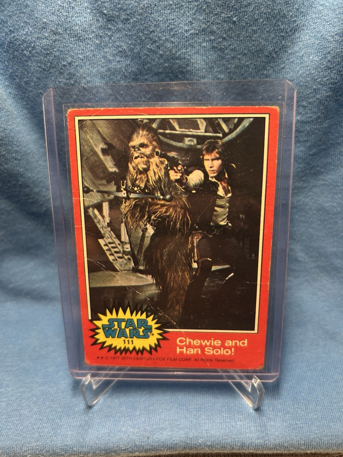 Chewie and Han Solo - 1977 Topps Star Wars