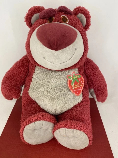 NEW with tags Authentic Disney Store Lotso Scented Plush Toy Story 13'' Bear