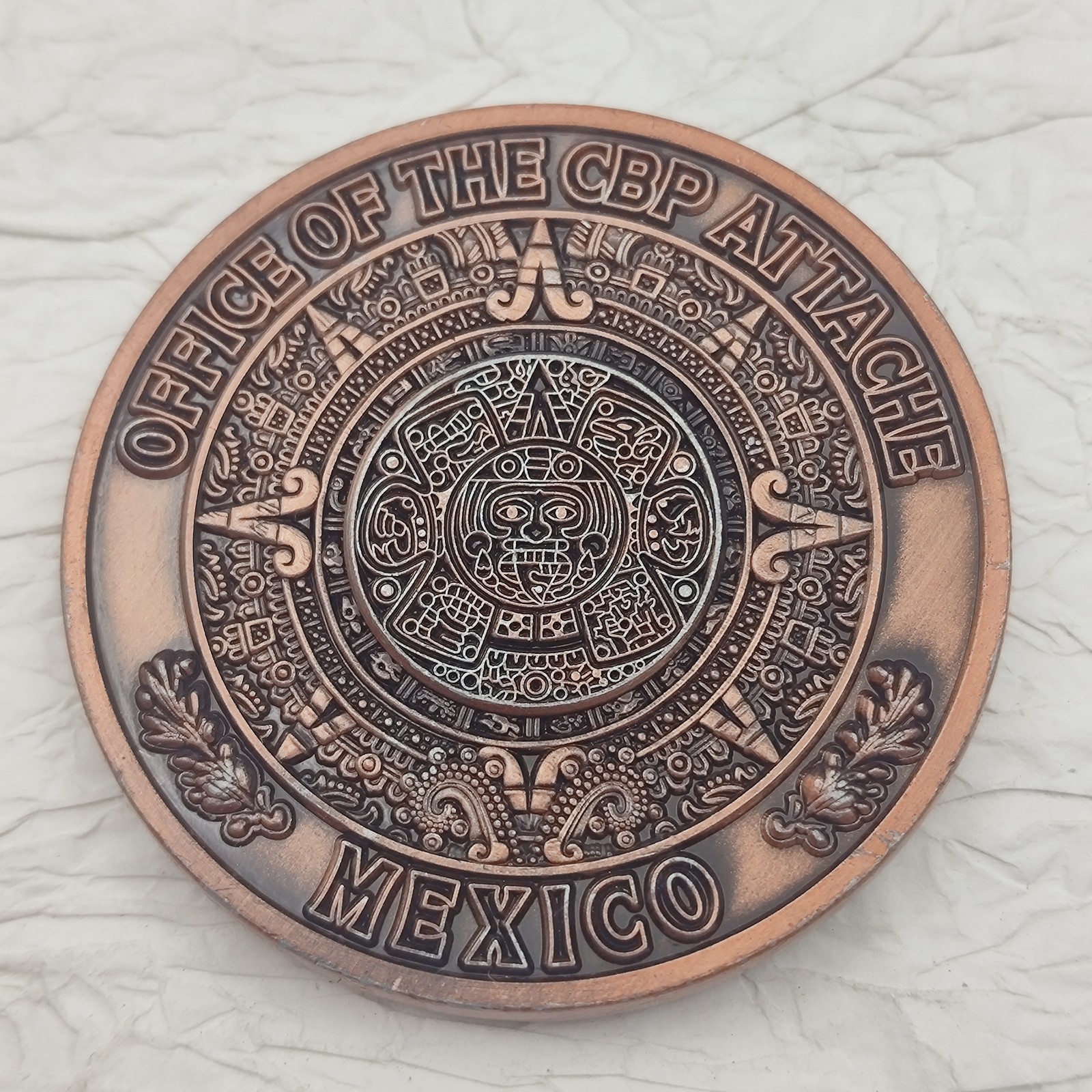 US Customs Border Protection CBP Attaché Mexico Challenge Coin