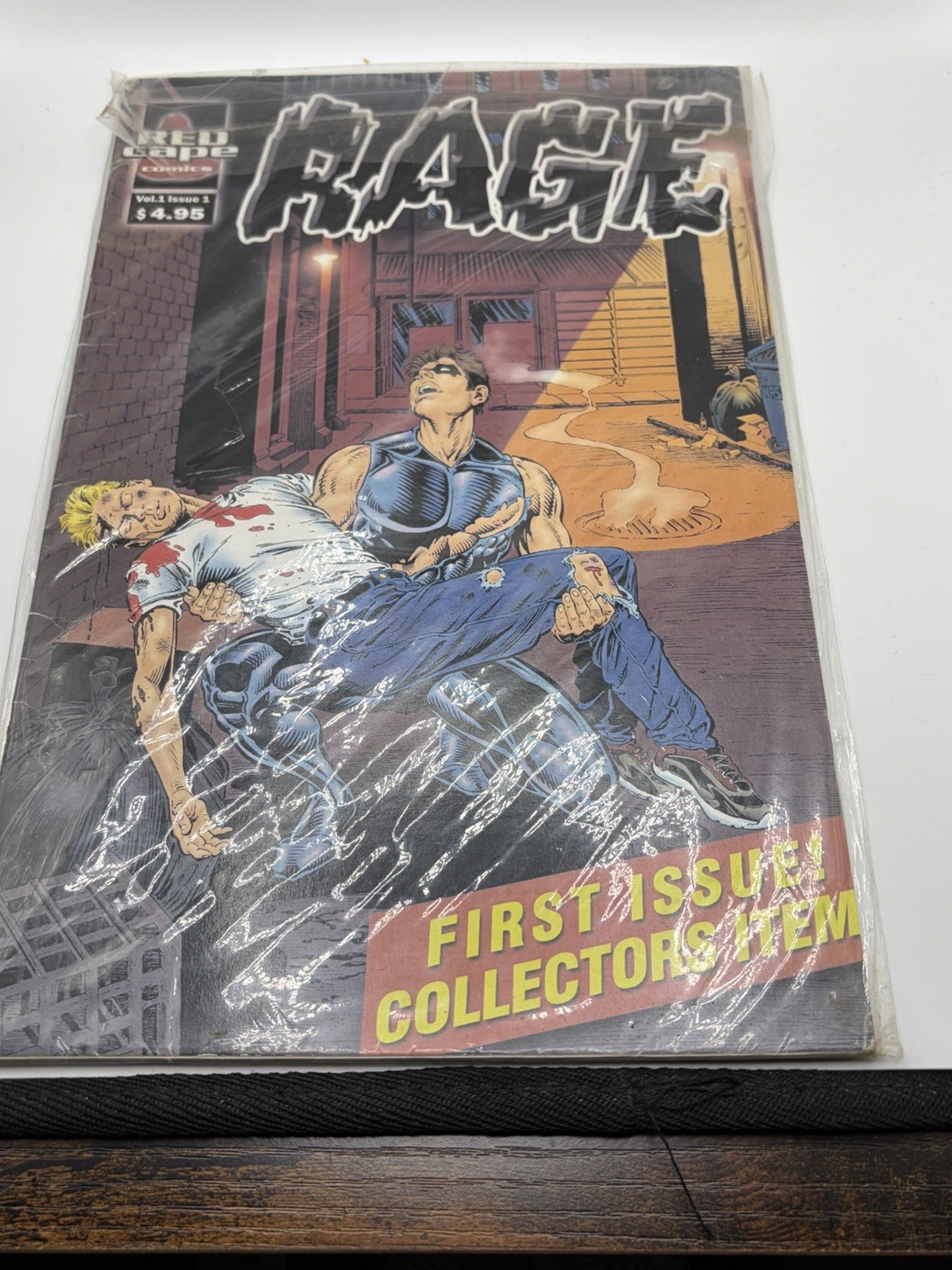 Rage Gay Crusader Queer As Folk Comic Book Rare Ist Edition
