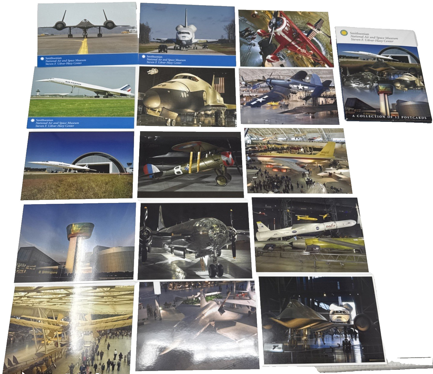 Set of 15 Postcards Smithsonian National Air and Space Museum Planes