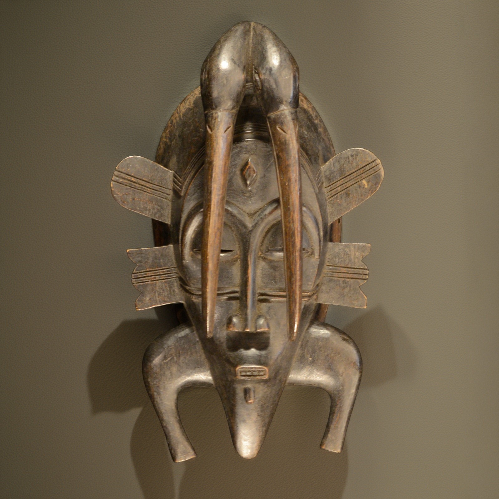 African Senufo Hornbill Mask 48