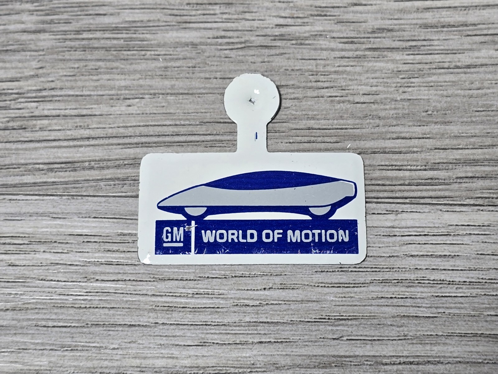  1964 New York Worlds Fair World of Motion Pinback General Motors Automotive 