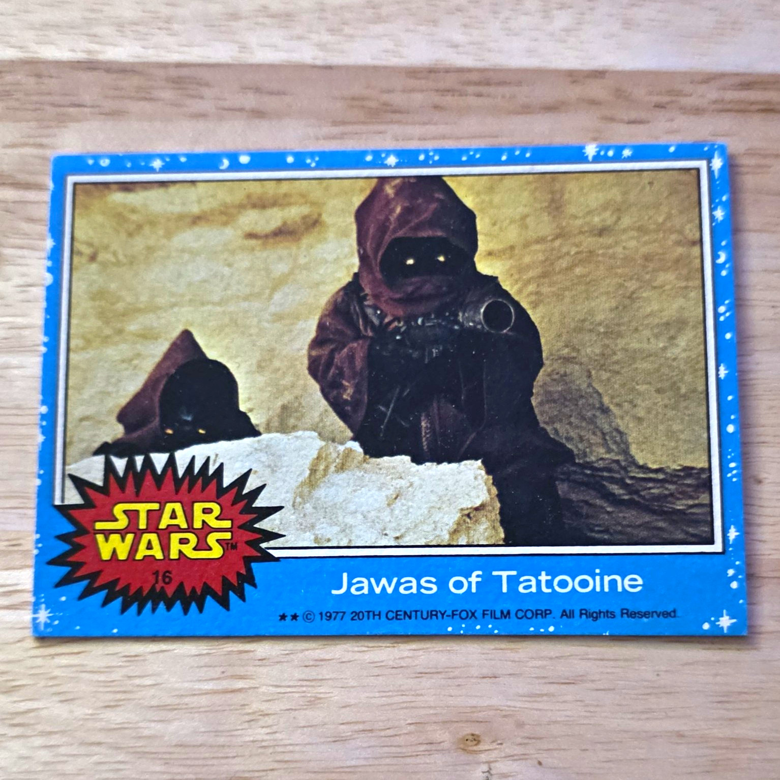 Topps Star Wars Jawas of Tatooine Jawa Non-Sport Trading Card 1977 #16