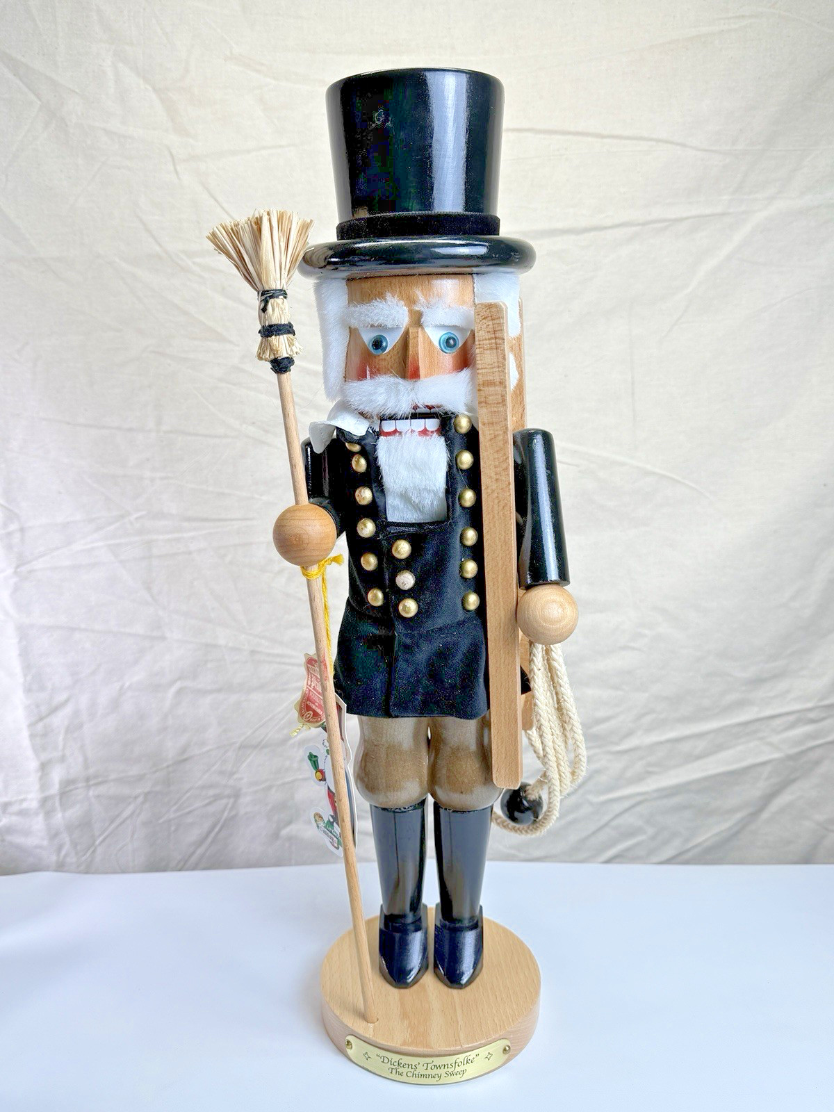 THE CHIMNEY SWEEP Dickens Townsfolk -- SIGNED STEINBACH Large Nutcracker 2009