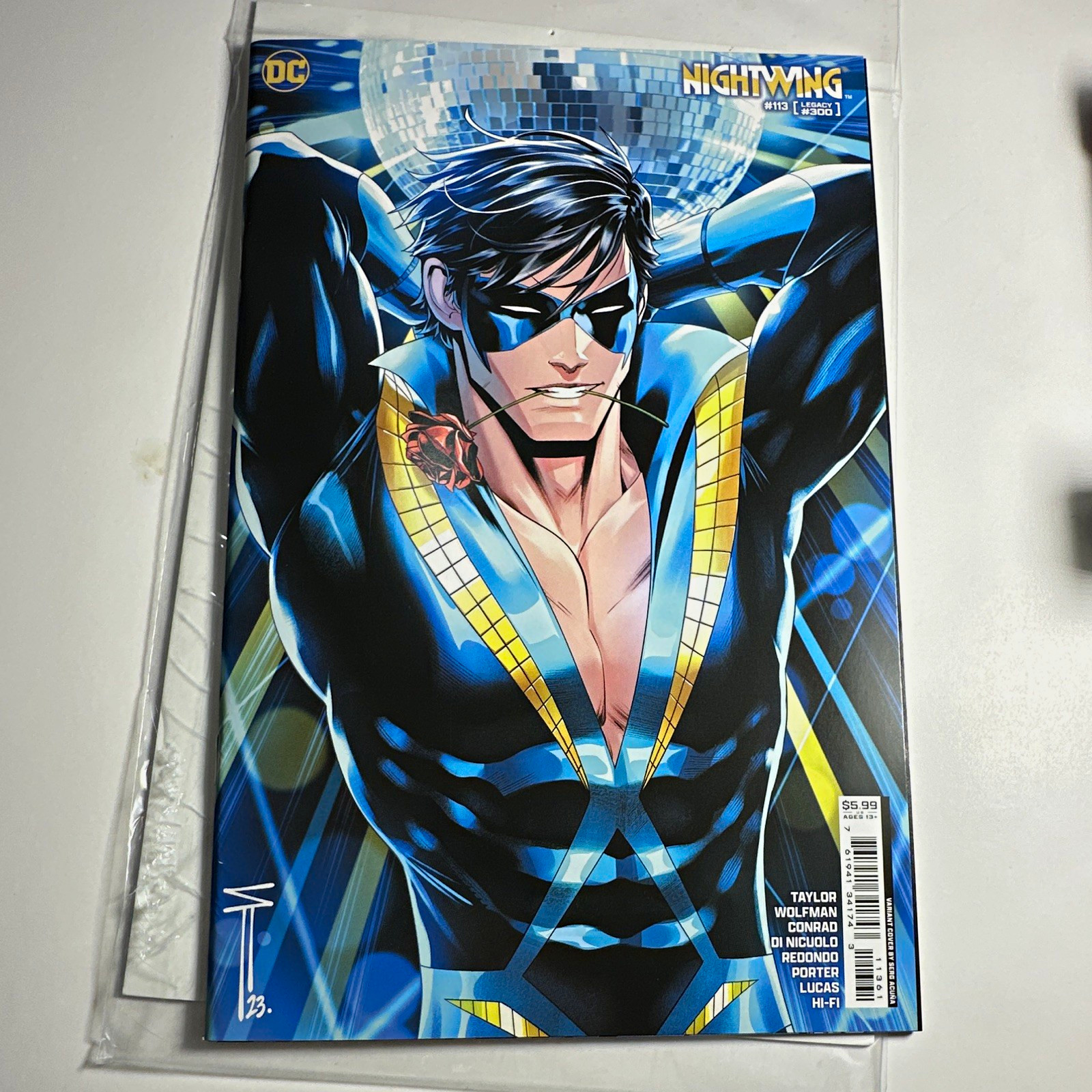 DC Comics Nightwing #113 (Legacy #300) Variant Cover Taylor Wolfman
