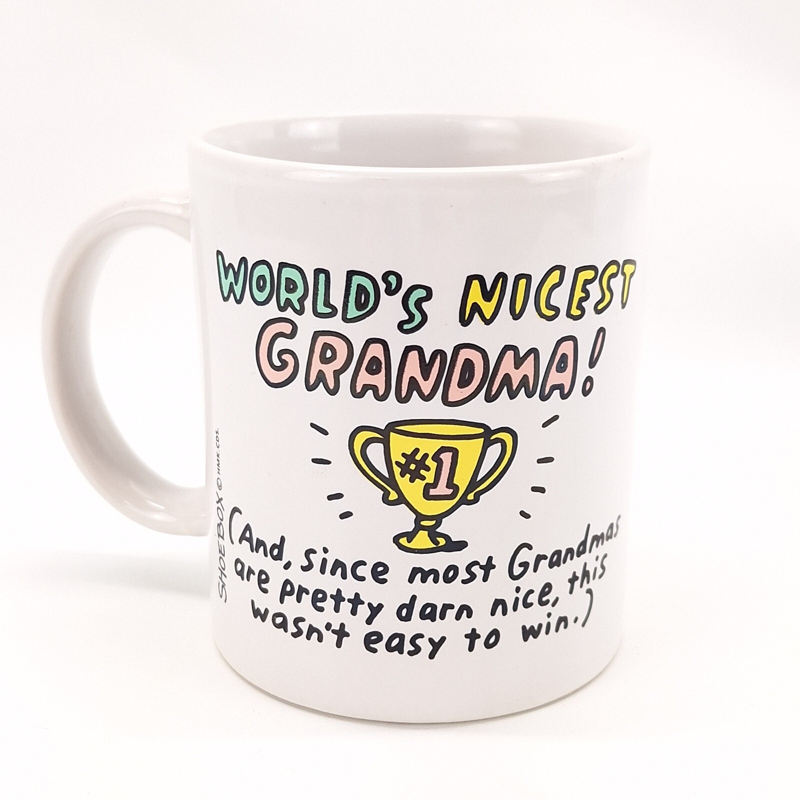 Vintage Shoebox World\'s Nicest Grandma Coffee Mug- 3.75\