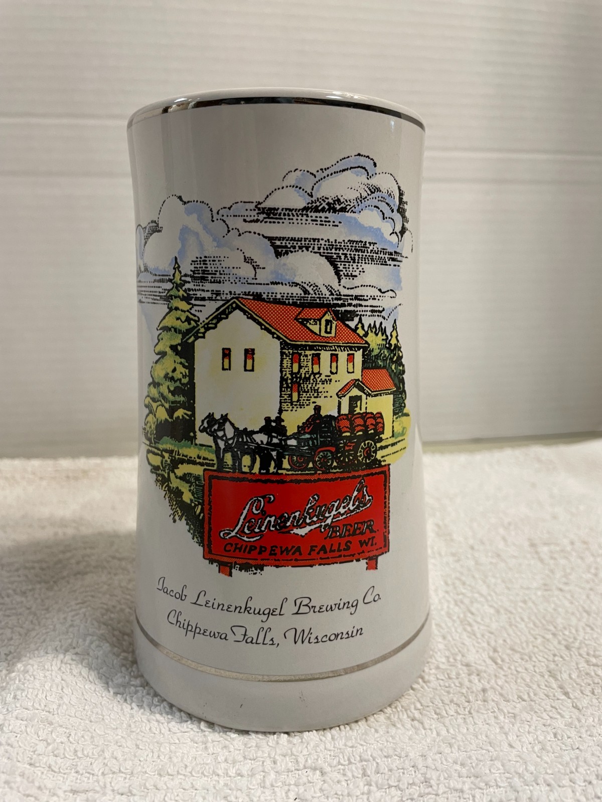1991 Leinenkugel's Limited Edition Beer Stein Mug Only #2000 Made