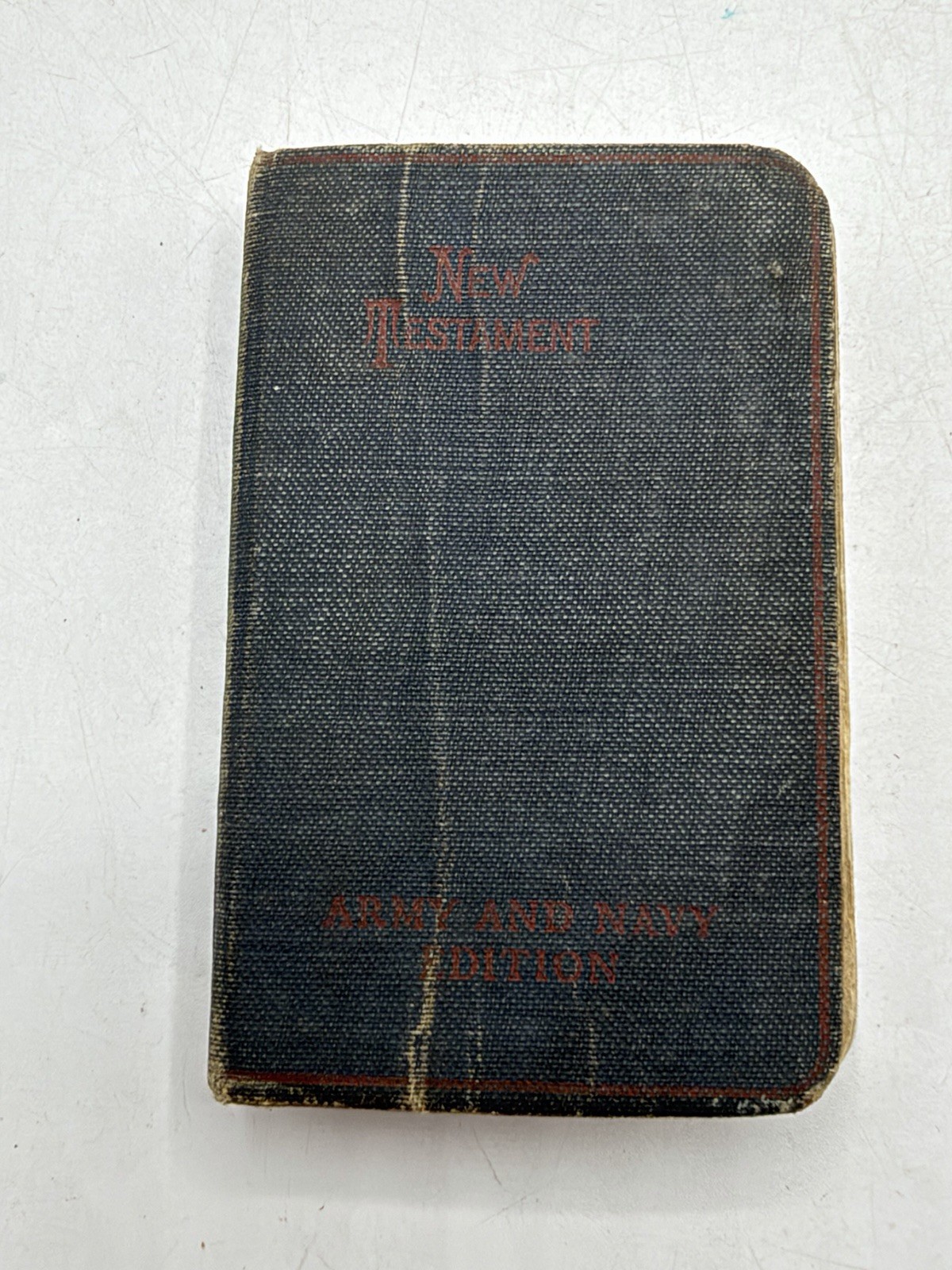ID’d WWI U.S. Marines, 1917 POCKET Bible A.E.F. 11th Reg. France Albert Fergison