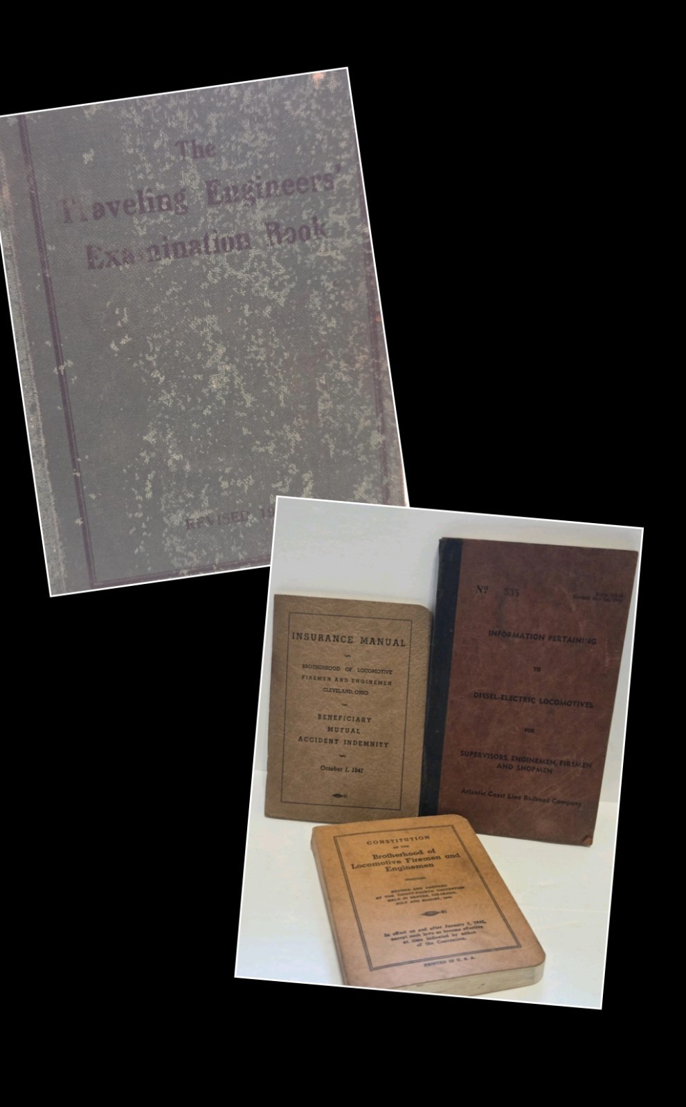Railroad Ephemera Inc The Traveling Engineers Examination Book And More Vintage