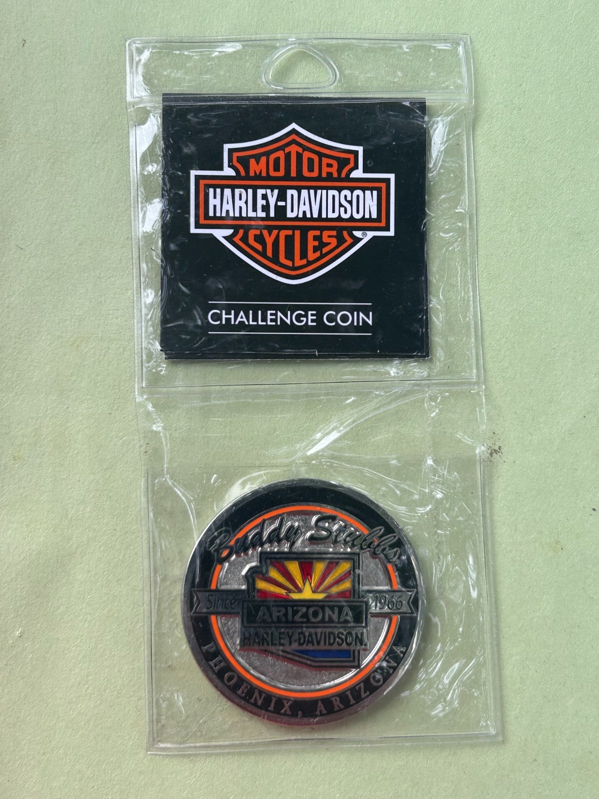Harley Davidson Challenge Coin from Buddy Stubbs Arizona HD & Anthem HD