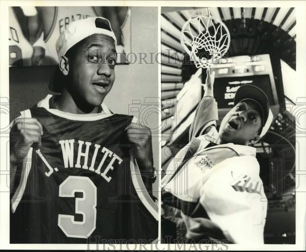 1994 Press Photo Jaleel White to play basketball on \