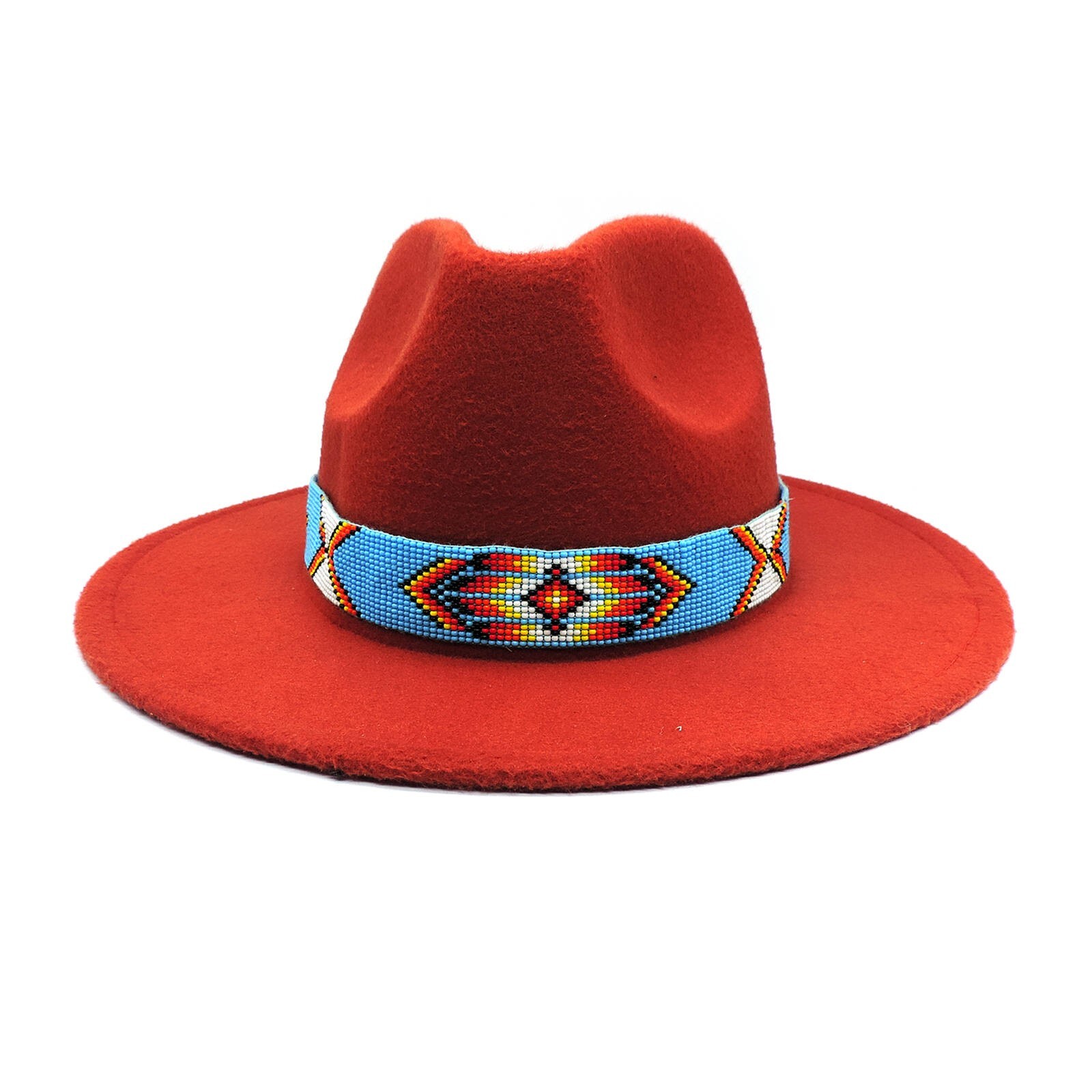Nation New Rich American Jewelry Hatband Hand Beaded Hat Band New Multi Color