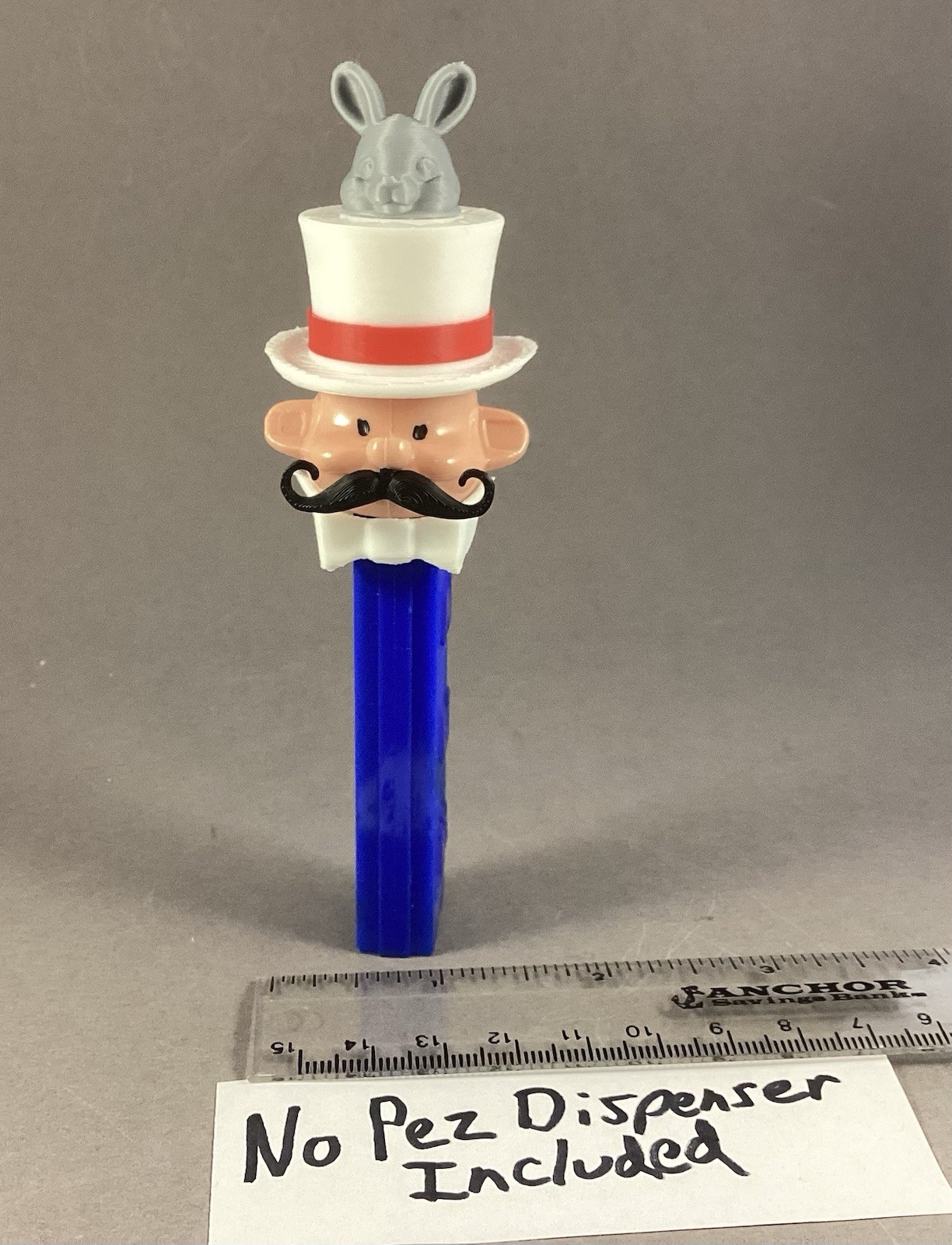 Pez Pal Compatible Custom Magician Hat, Mustache, Bowtie No Pez Inc Ringmaster