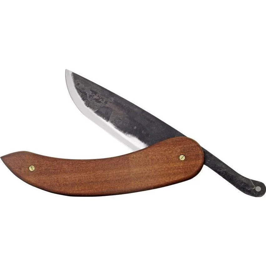 Svord Giant Peasant Knife Folding Pocket 17in Blade Wood Handle Tan EDC Camping