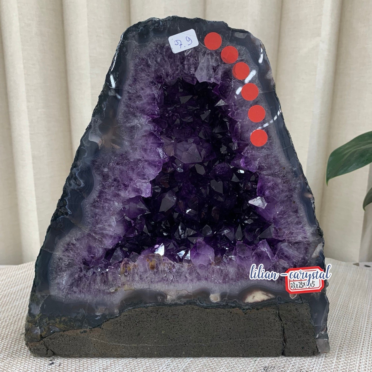 17.4LB Natural Amethyst Cathedral English Cluster Crystal Specimen Healing