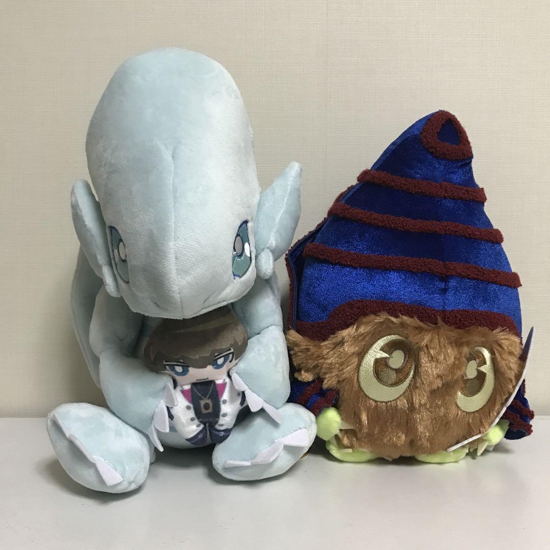 Yu-Gi-Oh Blue-Eyes White Dragon & Magikuriboh Plush doll set Taito 