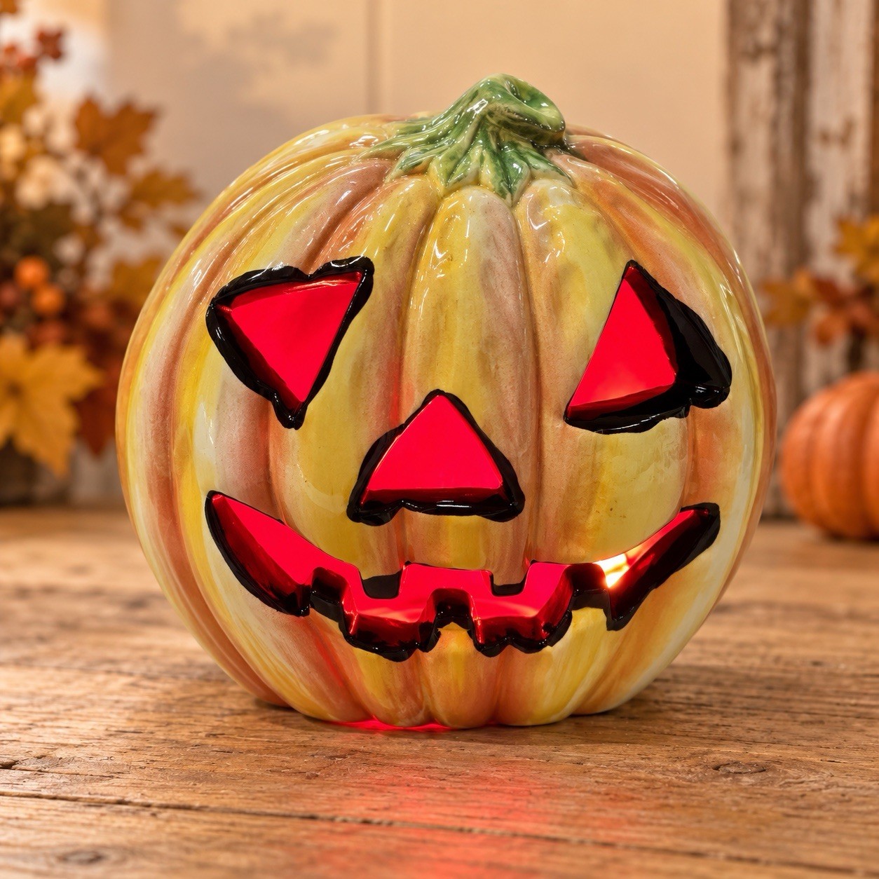 1960s Vintage Samson Imports / RELPO Japan Light-Up Jack-O’-Lantern Light