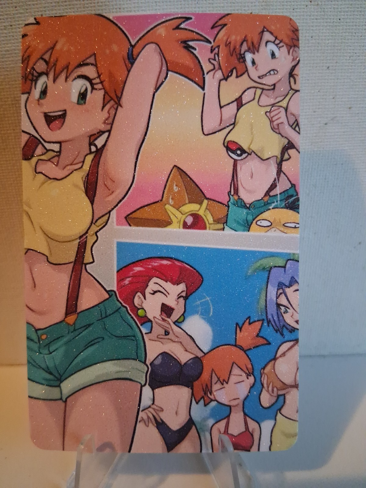 Pokémon Misty Glitter Anime Trading Card 
