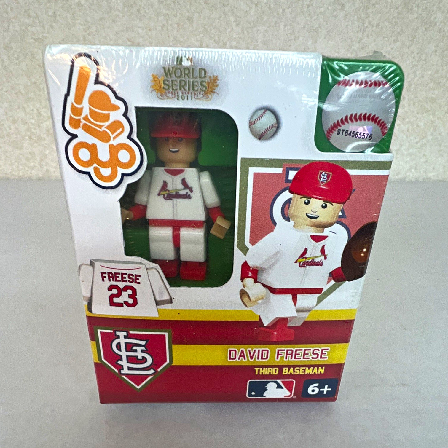 OYO MLB World Series Fall Classic 2011 David Freese Figure, Limited Ed., Plastic