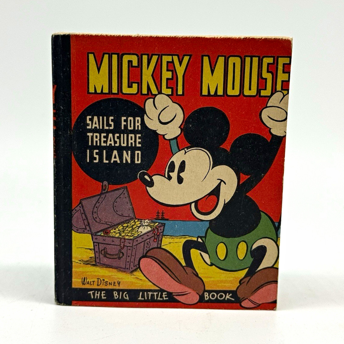 Vintage 1935 Mickey Mouse Sails for Treasure Island Kolynos Dental Cream BLB