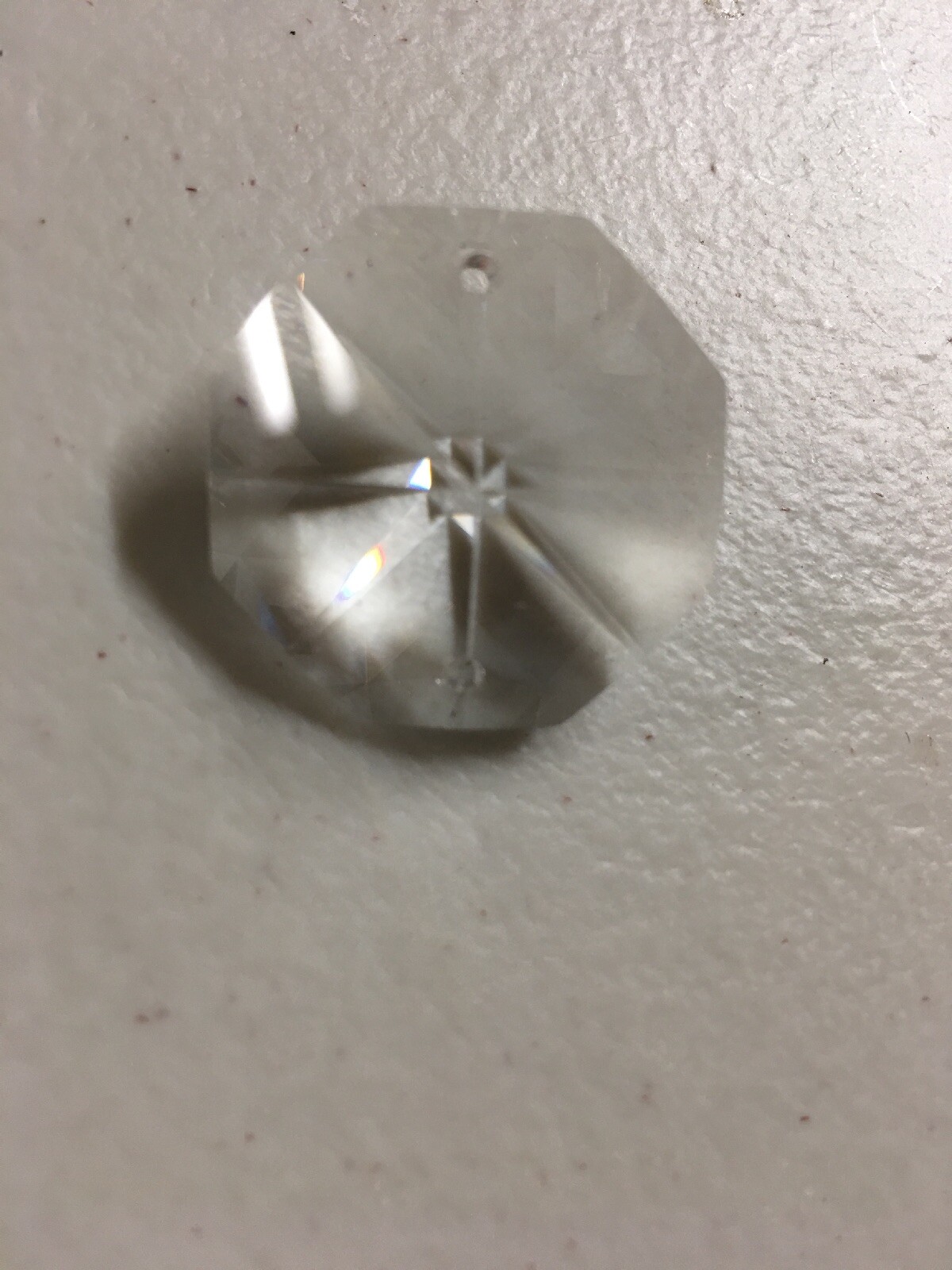 4 PCS VTG SWAROVSKI Strass 8002 OCTAGON TOP DIAMOND FACETED CRYSTAL 1 1/4 /26MM