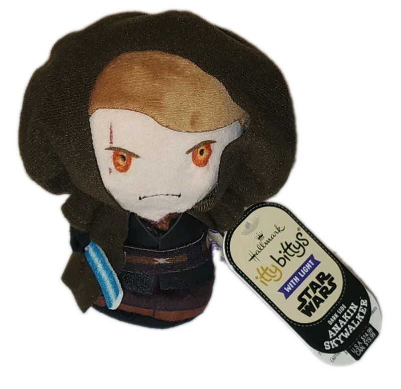 Hallmark Itty Bittys Star Wars Dark Side Anakin Skywalker (NO LIGHT) Plush Toy