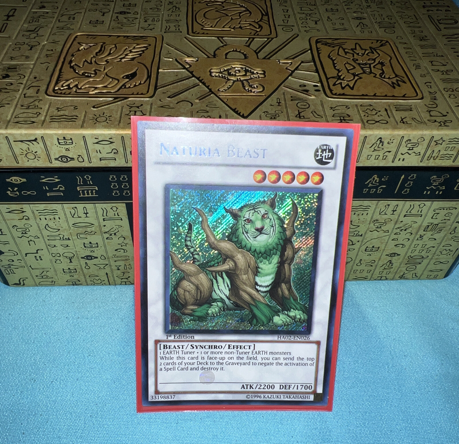 Yu-Gi-Oh - Naturia Beast - Monster - Secret Rare - ScR - HA02-EN026 - Synchro