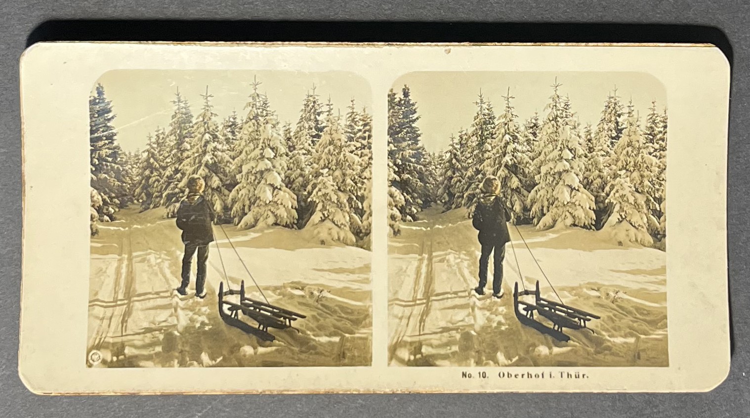 Stereo photo view, Oberhof i. Thür.