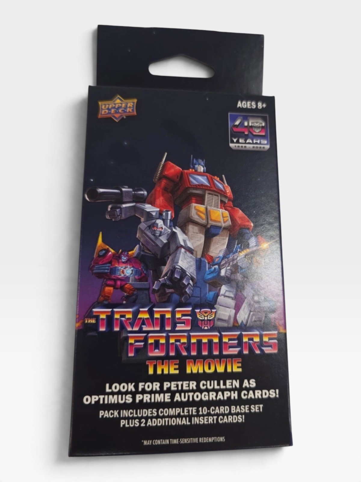 2026 Upper Deck Transformers The Movie Special Edition Trading Cards Hanger Box