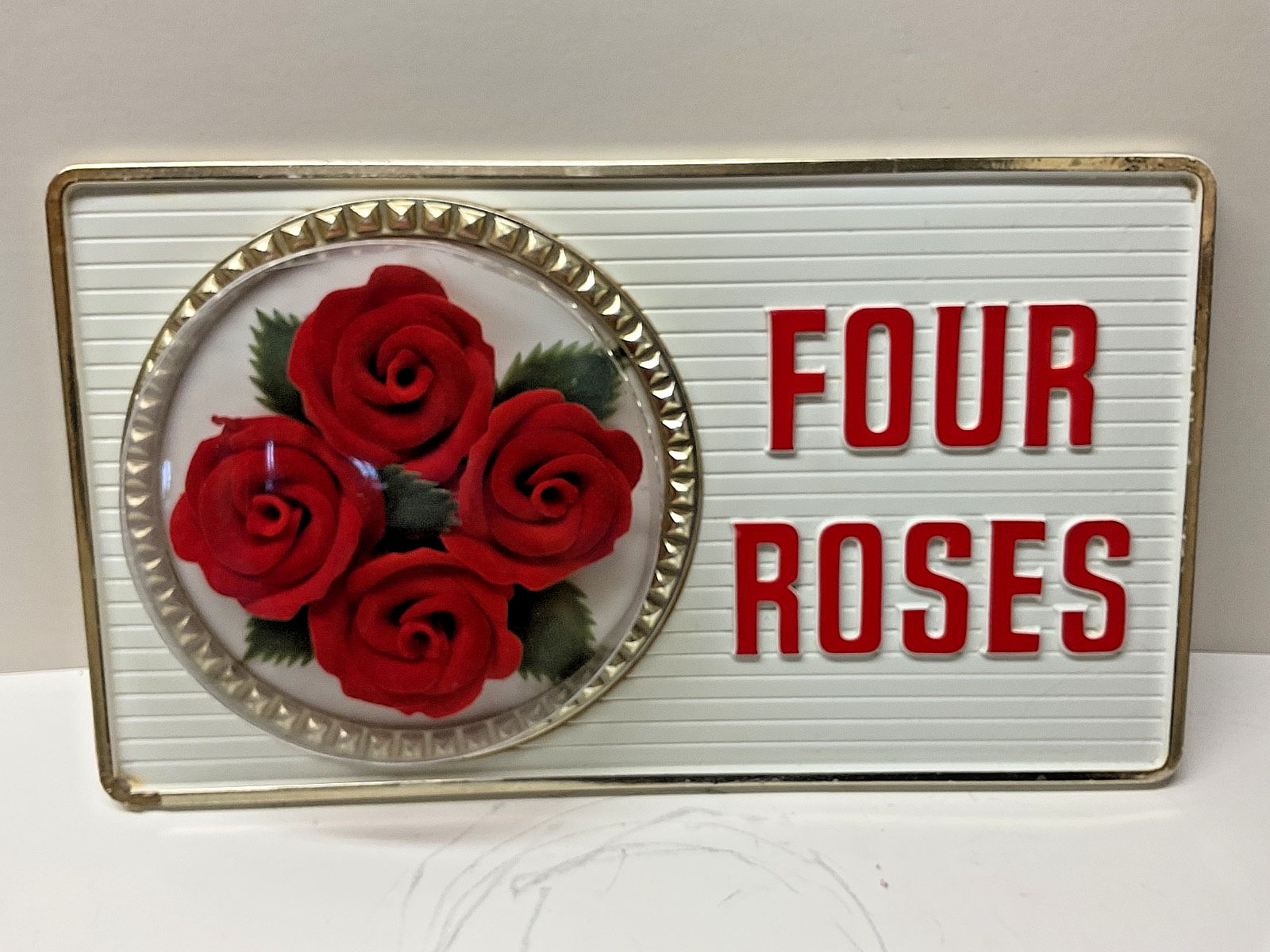 Rare Vintage FOUR ROSES BOURBON Sign