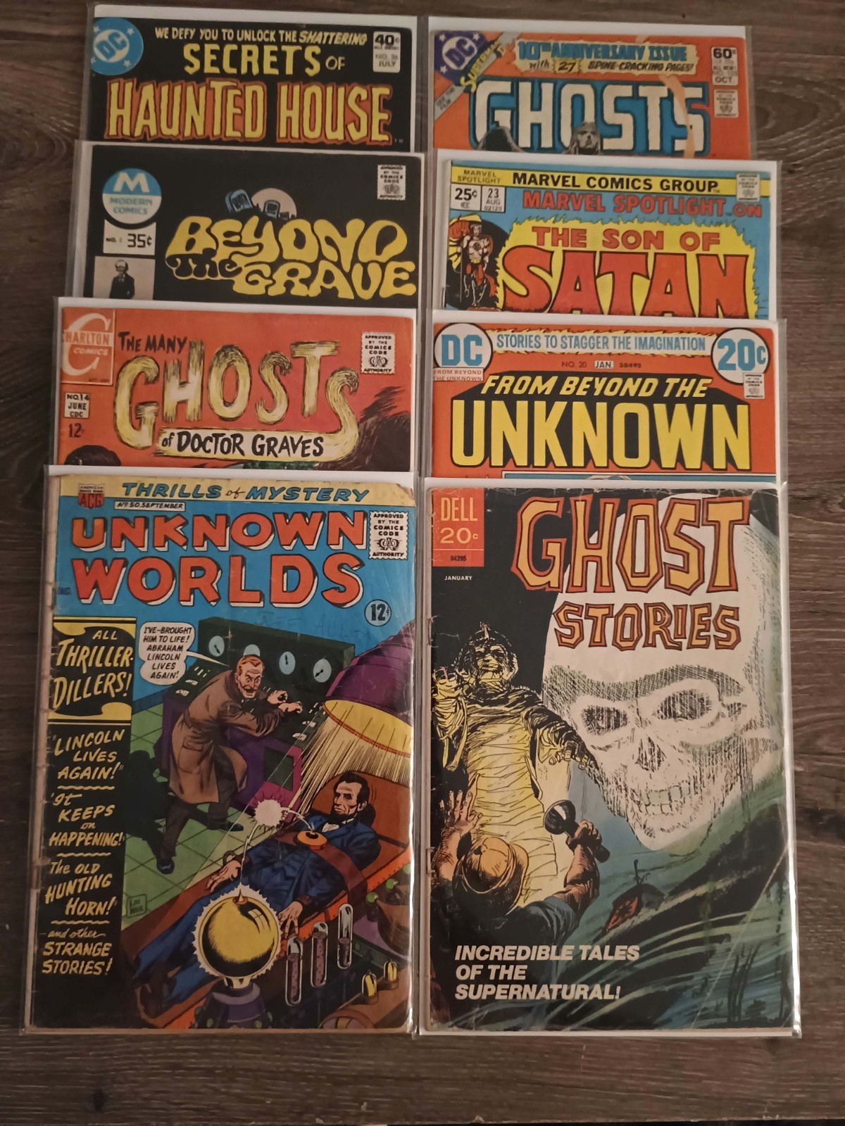 Vintage Silver & Bronze Age Comic Lot: Marvel DC Dell Charlton Halloween Horror