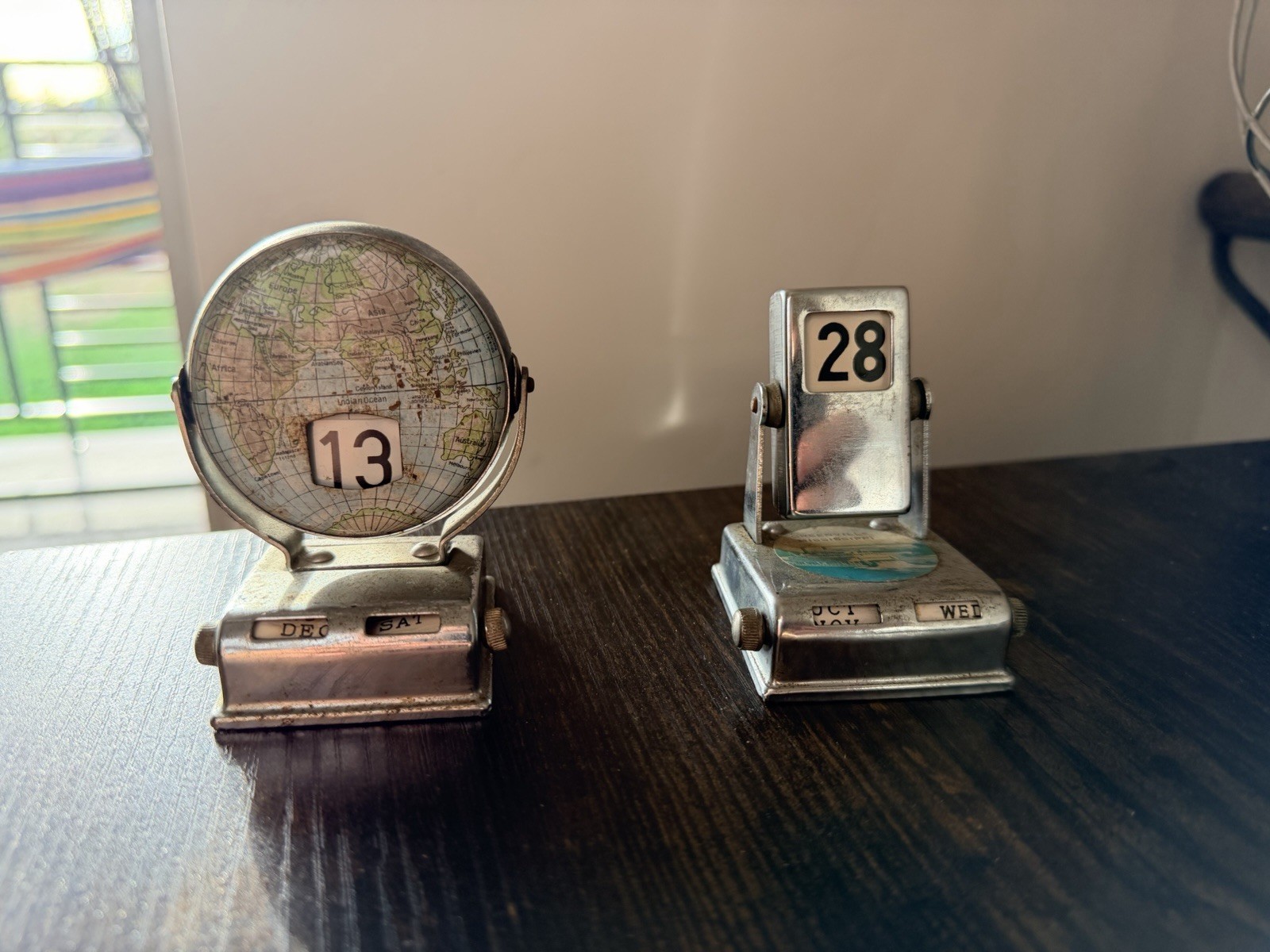 Two Vintage Perpetual Calendars