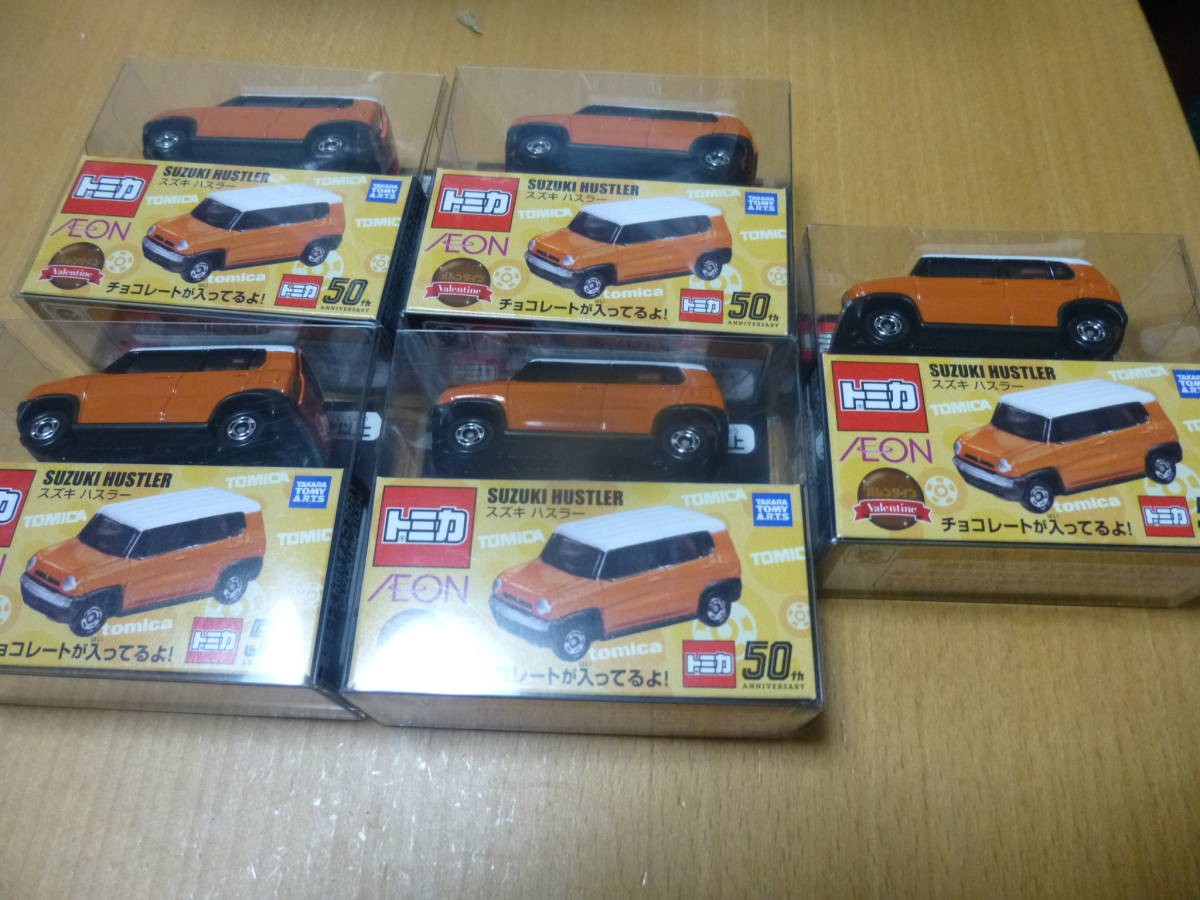 Takara Tomy Tomica Aeon Limited 50th Valentine Suzuki Hustler 5 pcs Set
