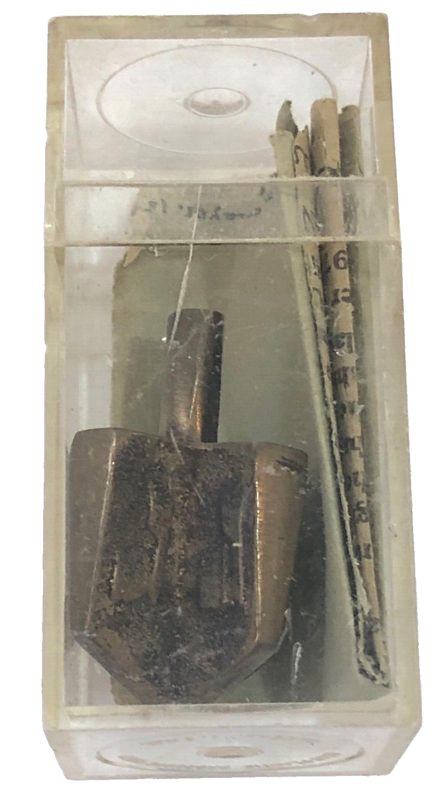 Vintage Bronze Hebrew Hanukkah The Dreidel Factory Judaism Judaica Jewish 1974