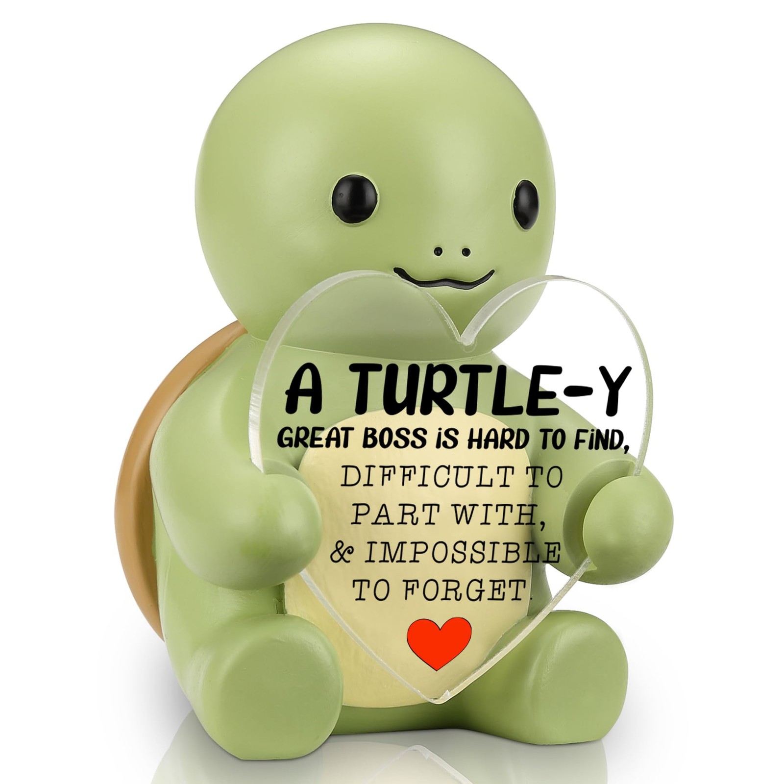 Boss Appreciation Gift Turtle Figurine, Thank You Present for Leader Mentor, ...