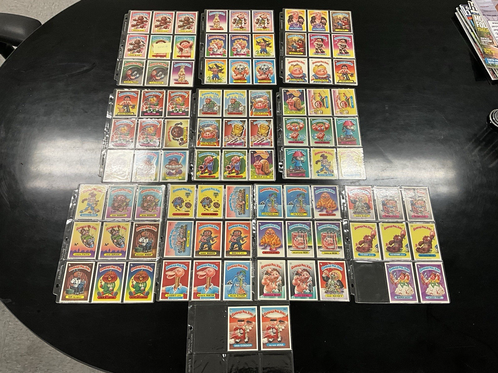 Vintage Garbage Pail Kids 1986 OS4 Complete Set w/ Reprints, All Sleeved