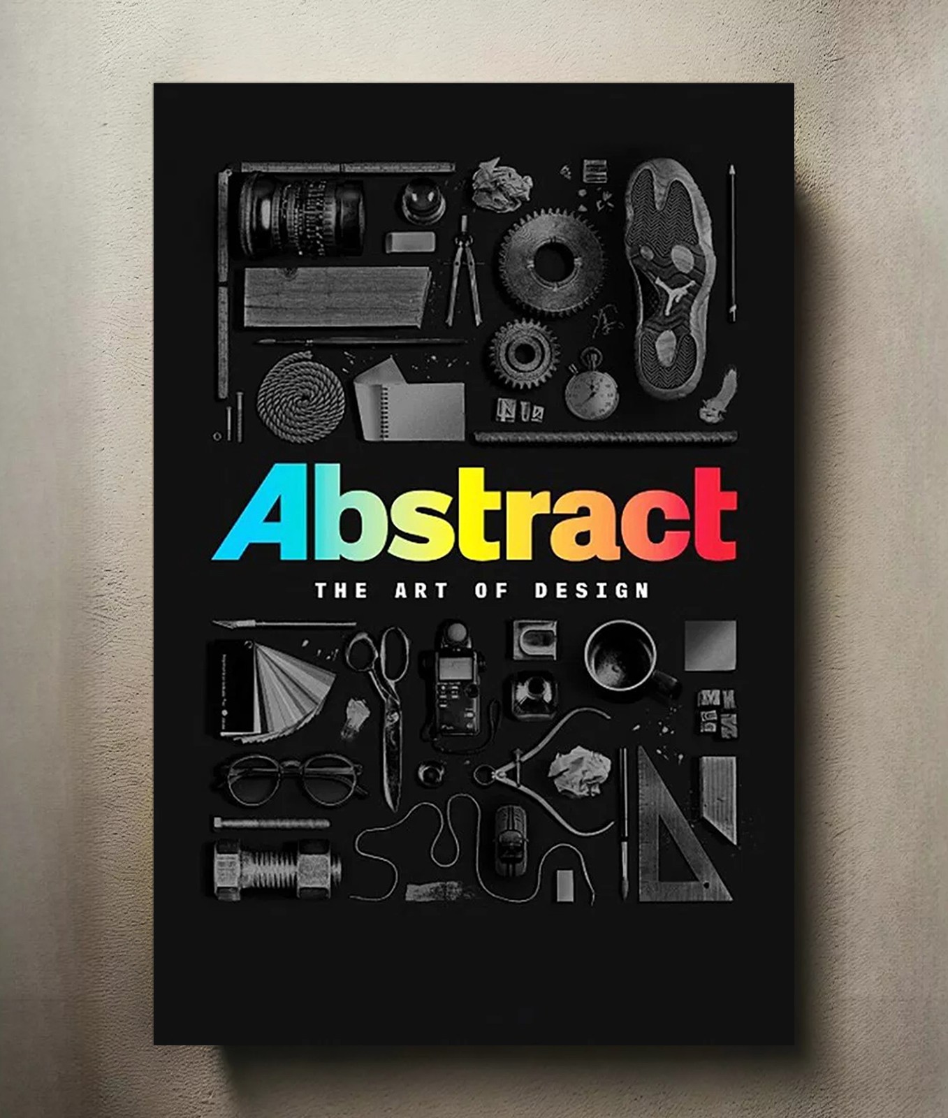 Abstract: The Art of Design 8x12 Metal TV Show Poster Sign