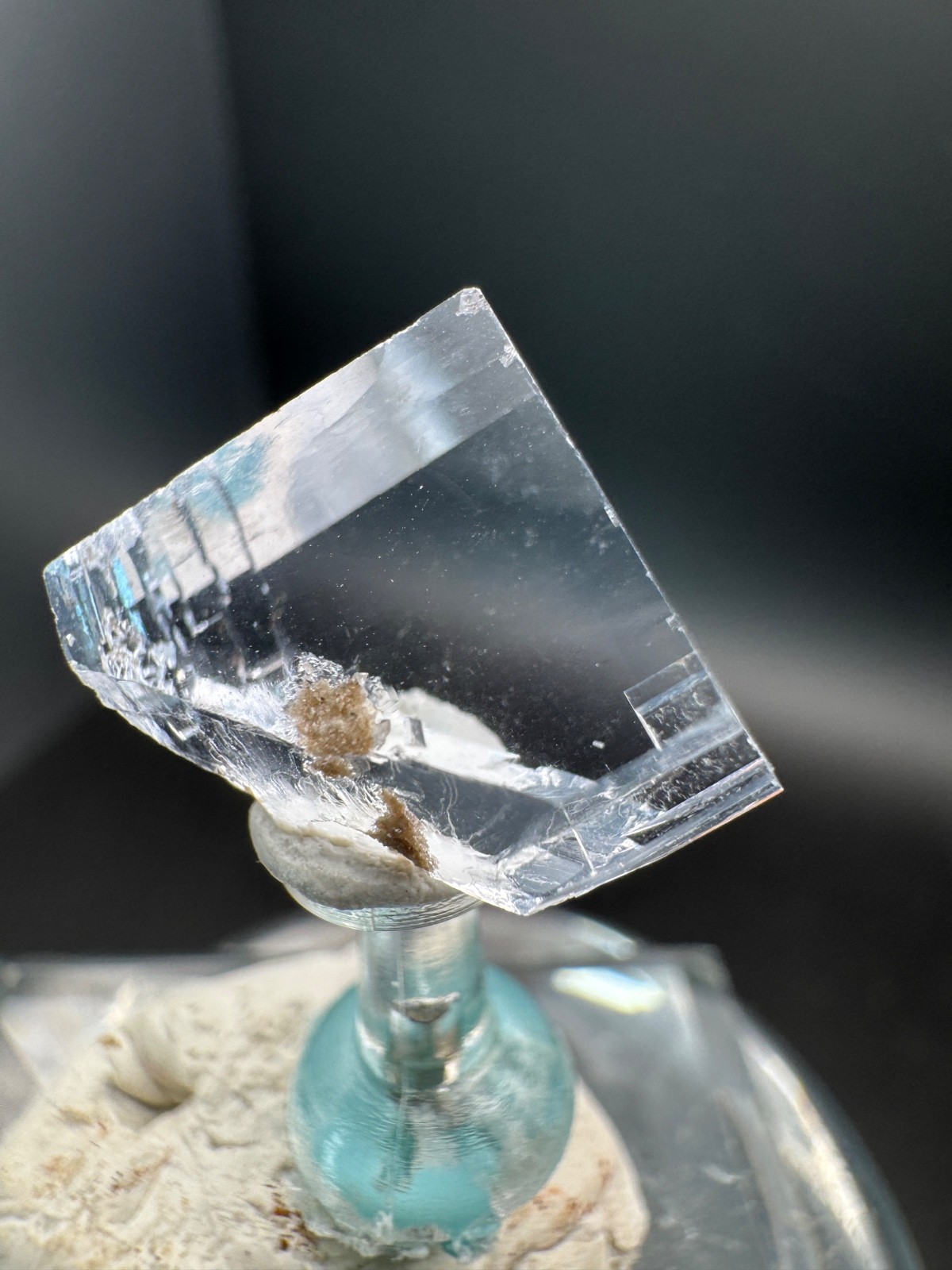 6942 STUNNING RARE Clear Fluorite Crystal Walworth, NY 5g