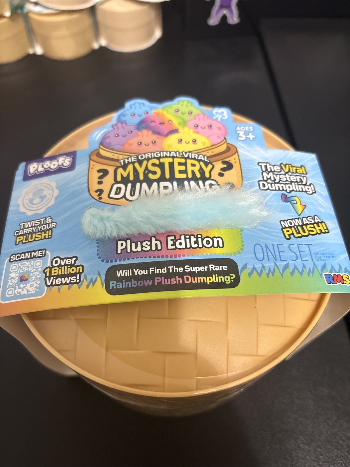 RMS Mystery Dumpling Ploofs Rainbow Plush Edition NEW SEALED Crazy Fun