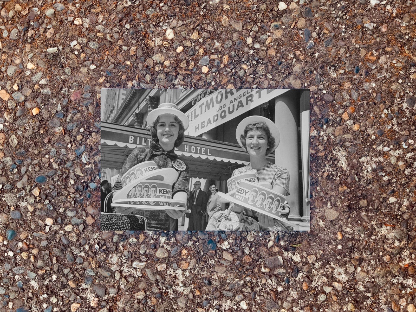 JFK Campaign Biltmore Hotel Los Angeles 1960 4x6 Photo Lustre Print Kennedy