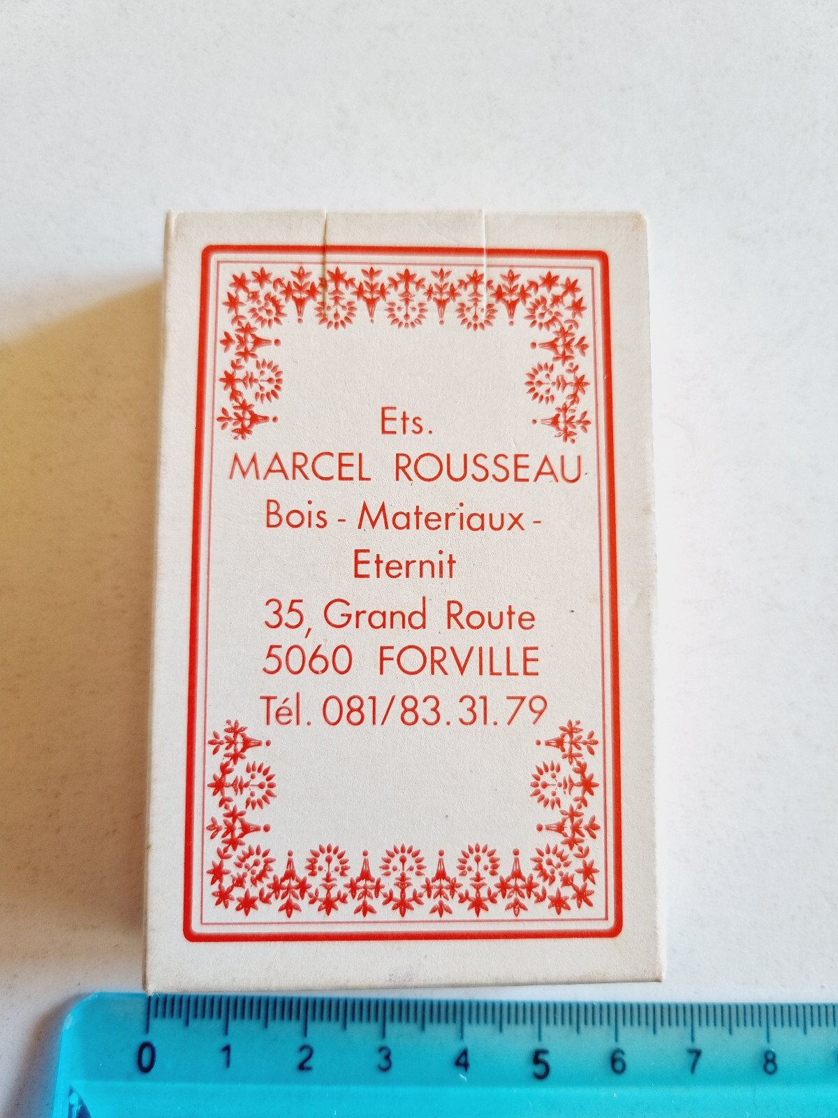 MARCEL ROUSSEAU FORVILLE POKER BRIDGE ORIGINAL PLAYING CARDS NEW