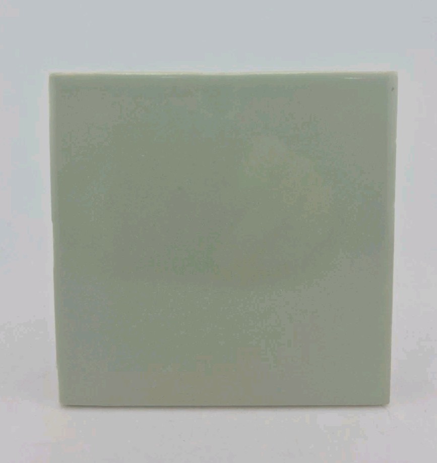 Vtg Florida Tile Ceramic Tile: Light Spring Mint Green 4.25\