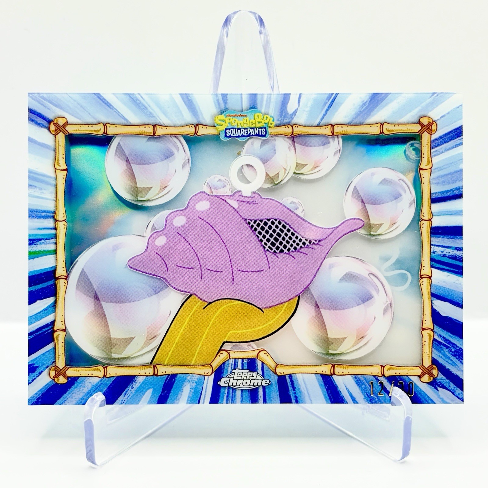 2025 Topps Chrome SpongeBob Shadow Box “The Magic Conch Shell” Shadowbox /20